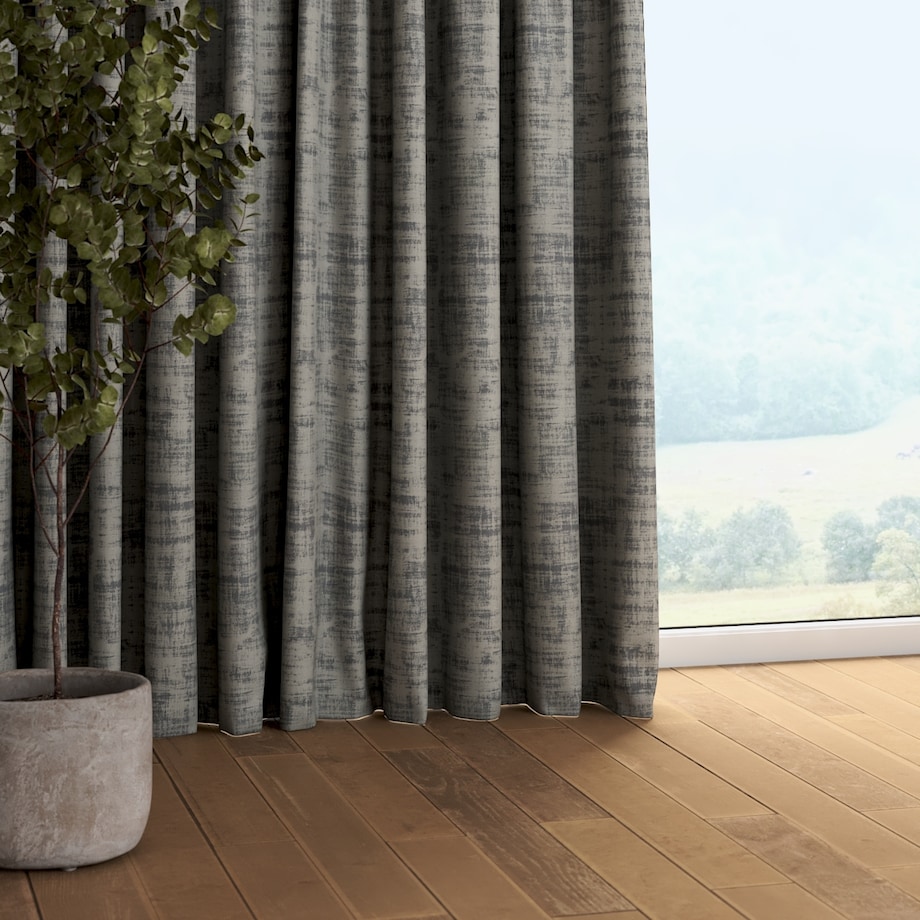 Zasłona na taśmie marszczącej 1 szt. 130x260 szary beton