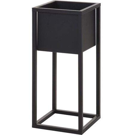 Nowoczesny kwietnik do salonu, kwadratowy, 50 cm