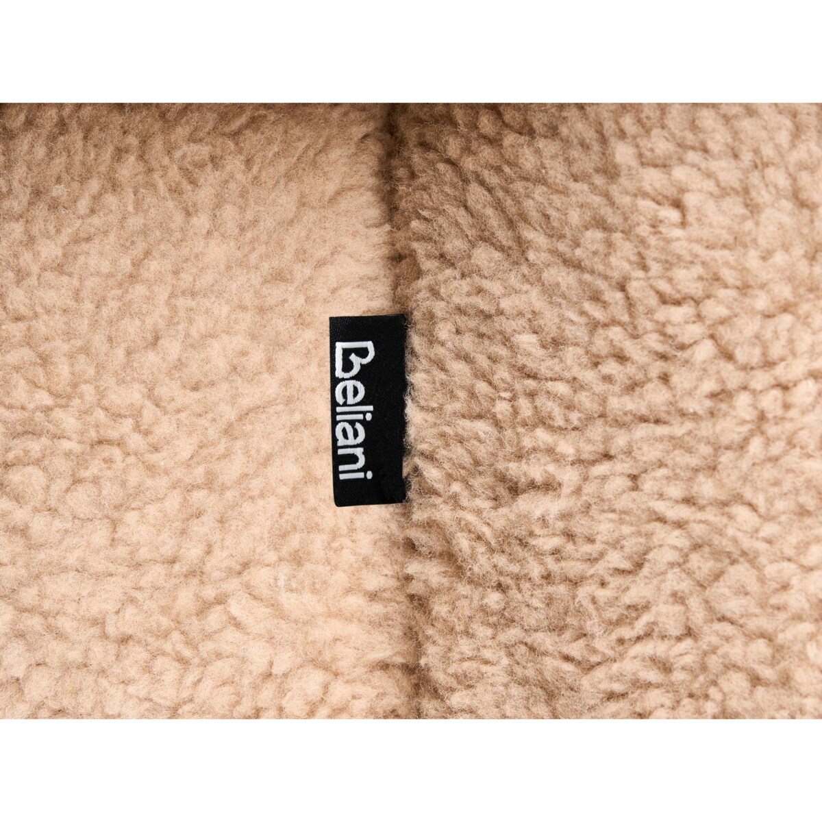 Puf CARRINGTON Boucle Beżowy 40 cm