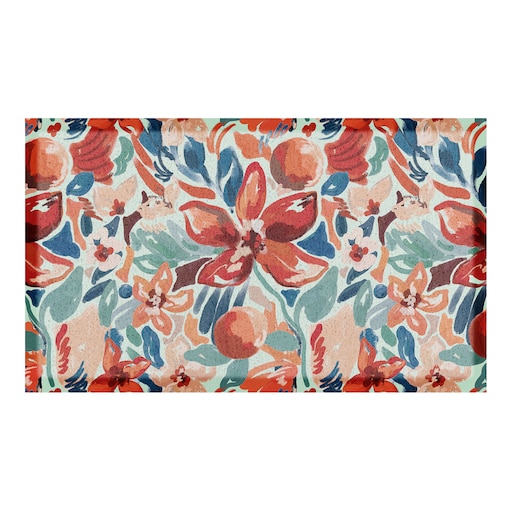 Wycieraczka Czerwony kwiat – (70 x 40 cm)