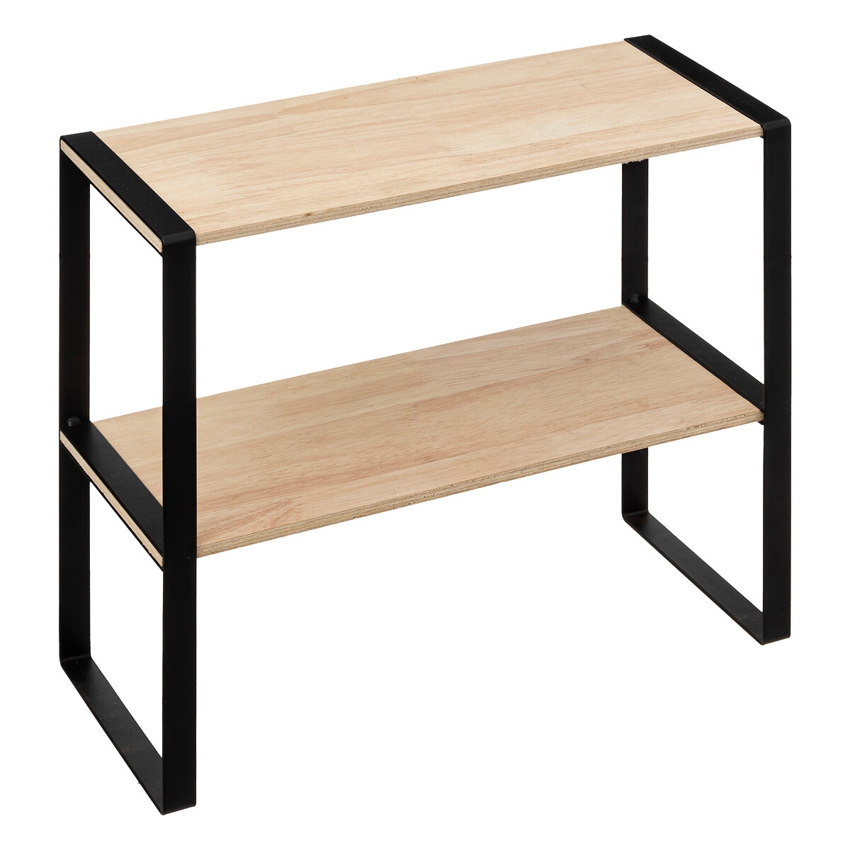Półka na blat kuchenny, 2 poziomy, 40 x 17,5 x 35 cm, kolor beżowy, MDF