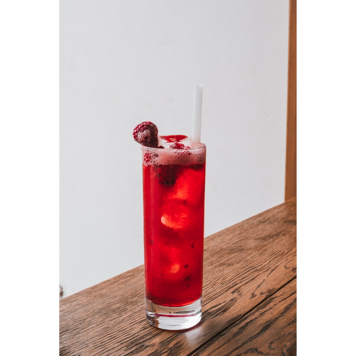 Słomki szklane białe 20cm zestaw 6 sztuk ze szczoteczką 26612