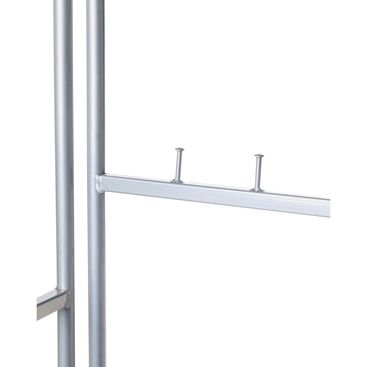 Narożny wieszak na ubrania LAWTON Srebrny