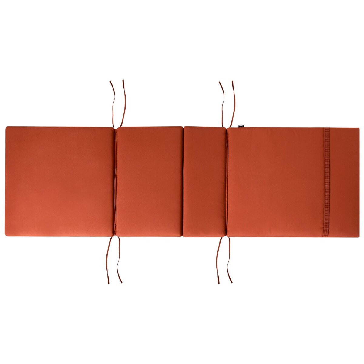 Poduszka na krzesło ogrodowe TOSCANA/JAVA/AMANTEA PREMIUM 188 x 59 cm Czerwony