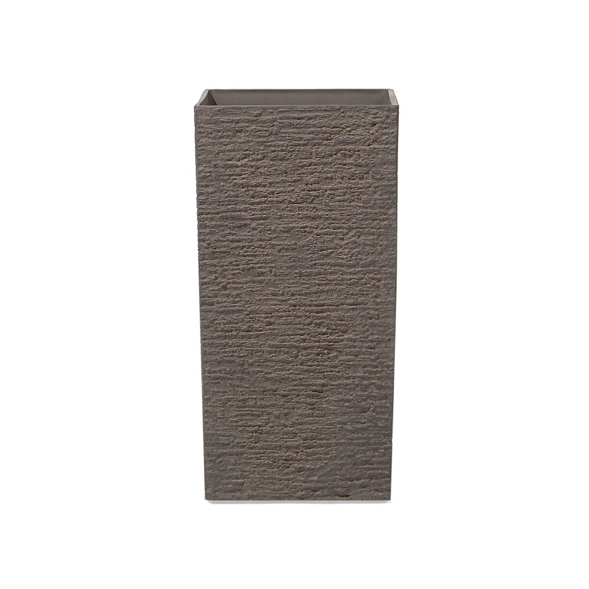 Doniczka 35 x 35 x 70 cm ciemnobrązowa GAZA