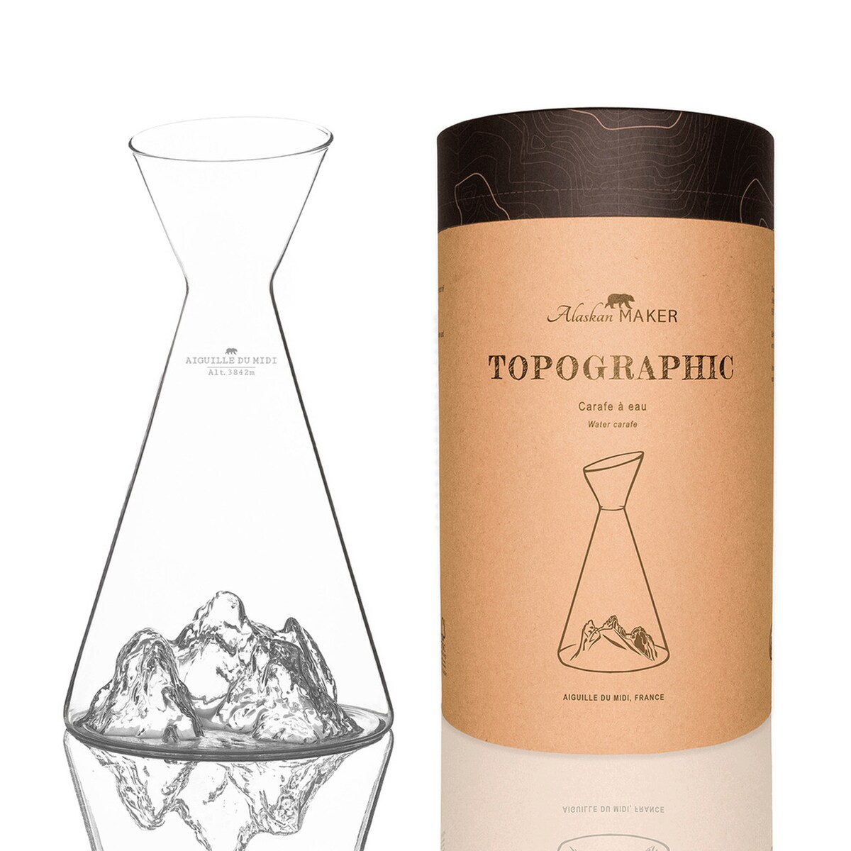 Karafka do wody - Topographic - Aiguille du Midi