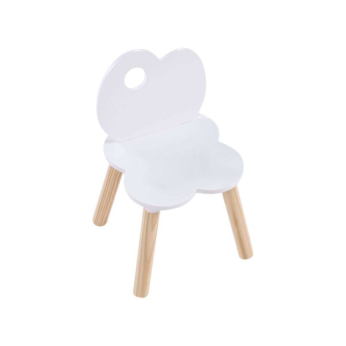 Stolik z krzesełkiem dla dzieci CLOUDY Biały