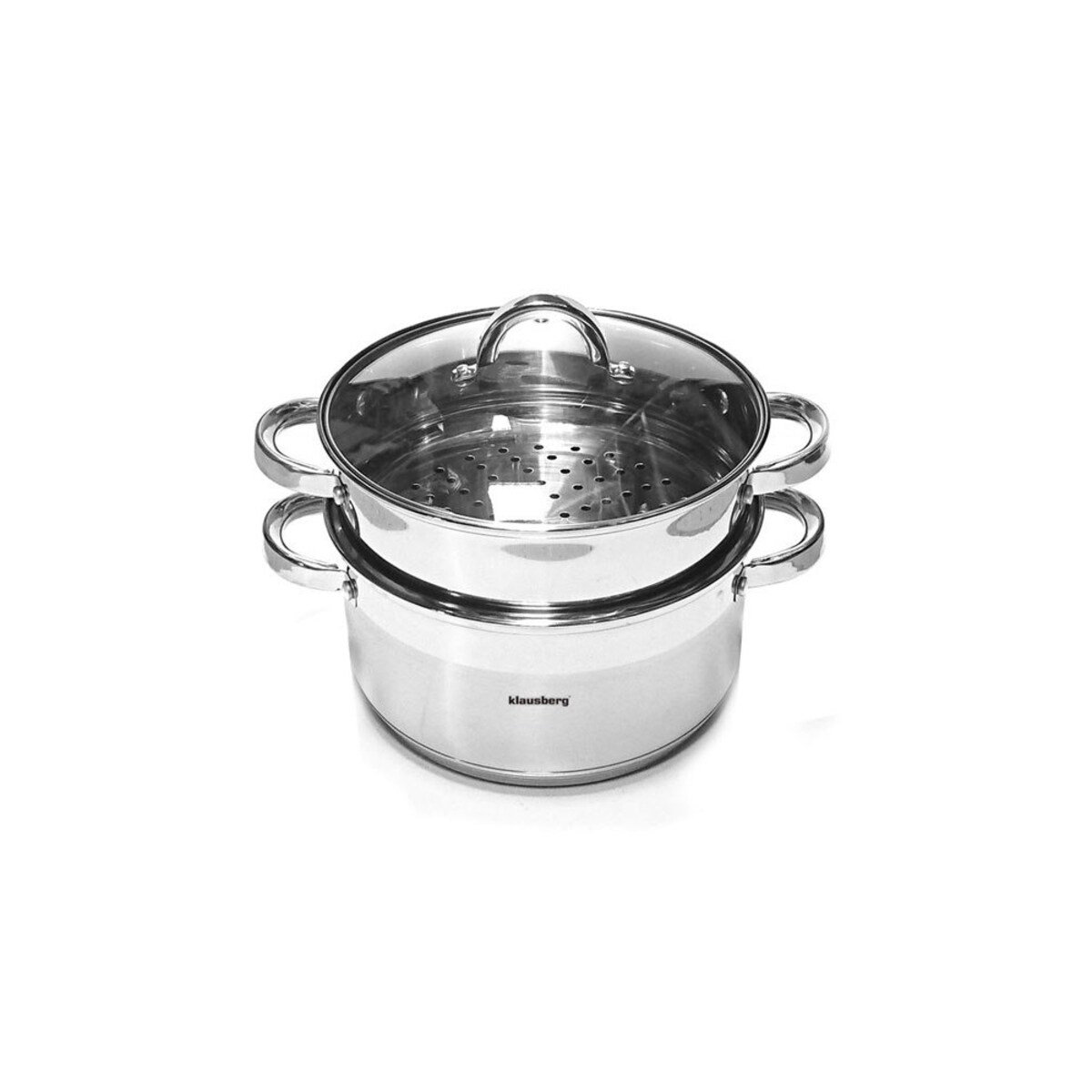 Klausberg garnki do gotowania na parze 20cm 3 elementy KB7138