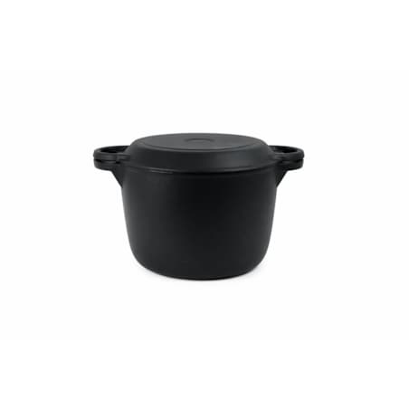 Kociołek żeliwny garnek na ognisko 2w1 emaliowany 12L grill ROSSNER