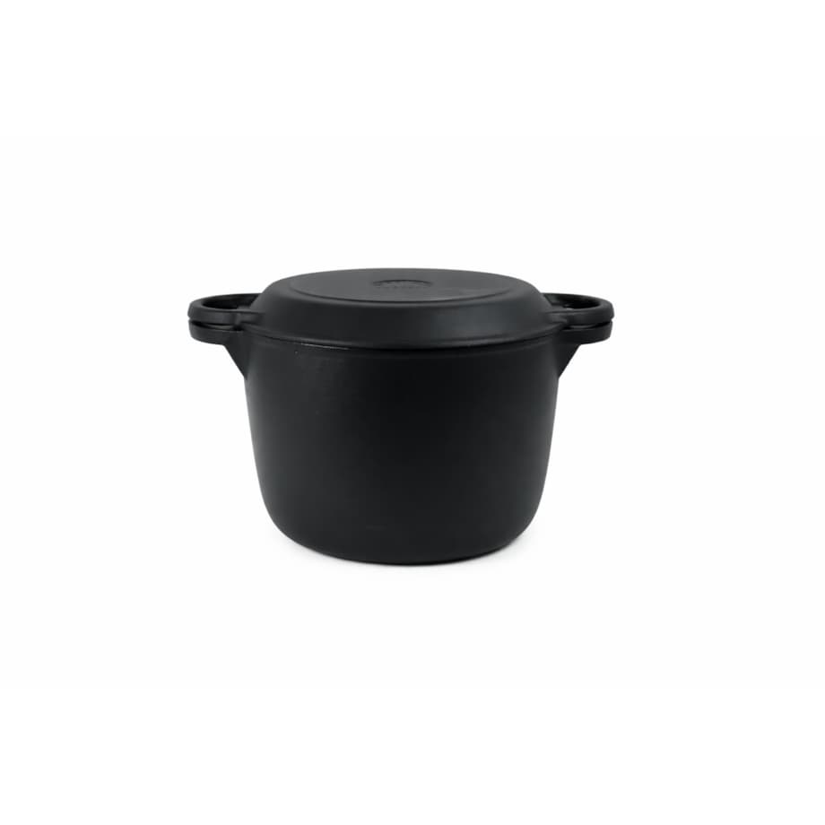 Kociołek żeliwny garnek na ognisko 2w1 emaliowany 12L grill ROSSNER