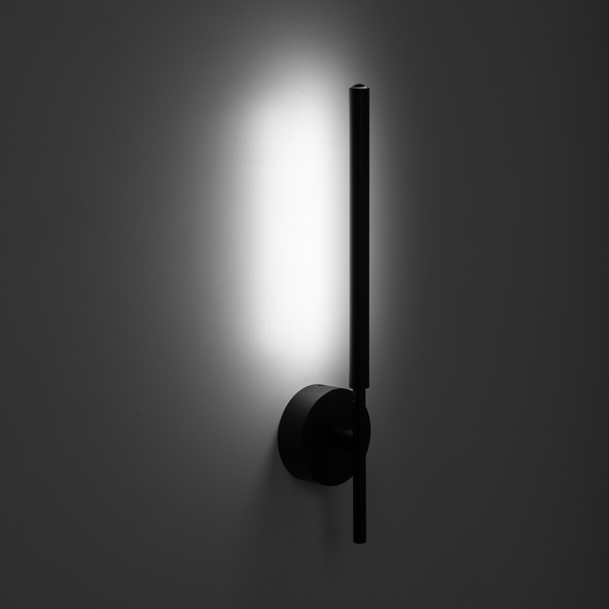 Kinkiet LED TK Lighting Focus Black 5397 4+1W czarny, nowoczesny, z włącznikiem, 4000K