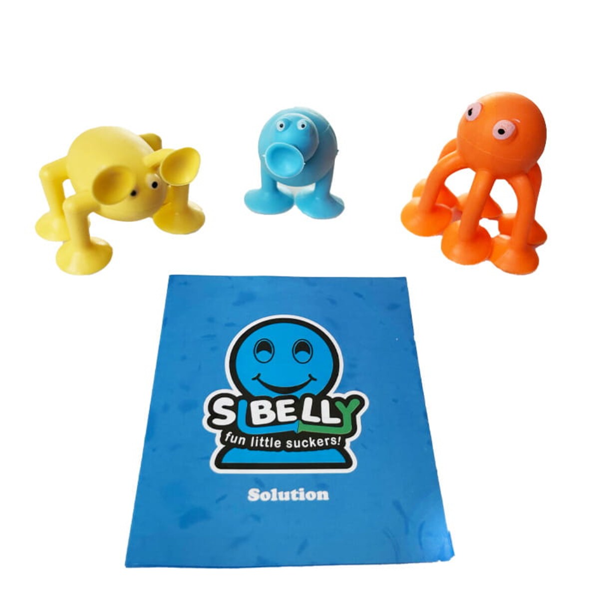 Wesołe stworki 59 el - silikonowe klocki konstrukcyjne przyssawki