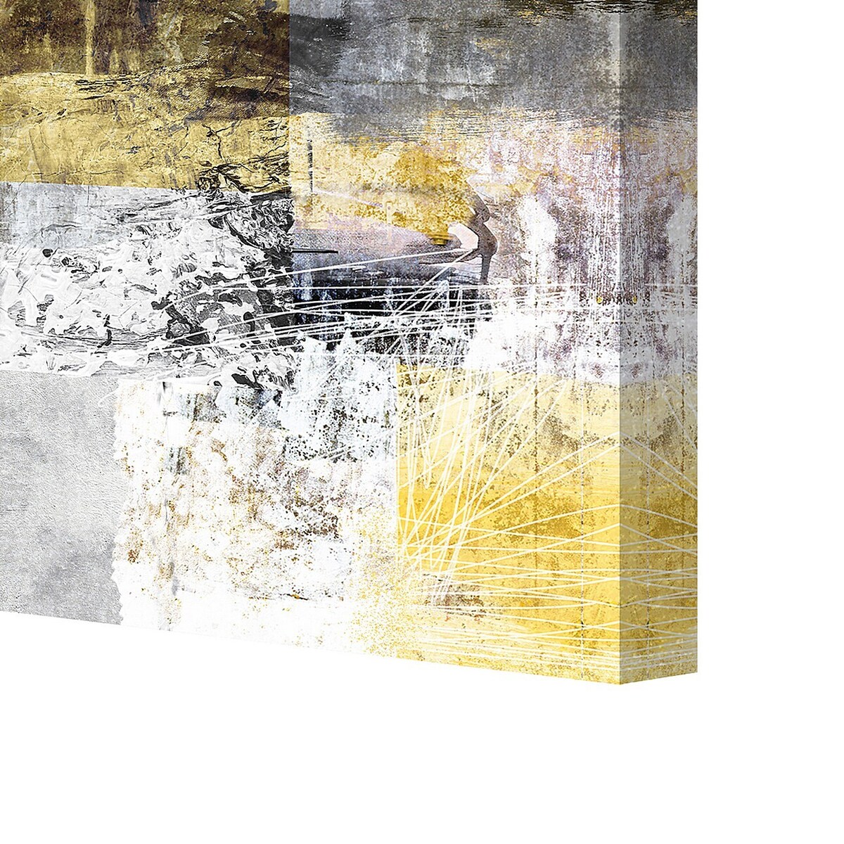 Obraz na płótnie Yellow Abstract, 35 x 50 cm