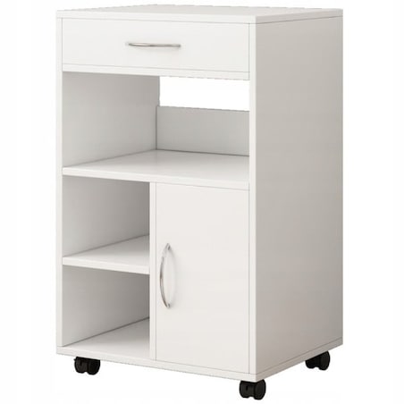 Wielofunkcyjna szafka stojąca stolik drukarkę regał półka nowoczesna 50 cm