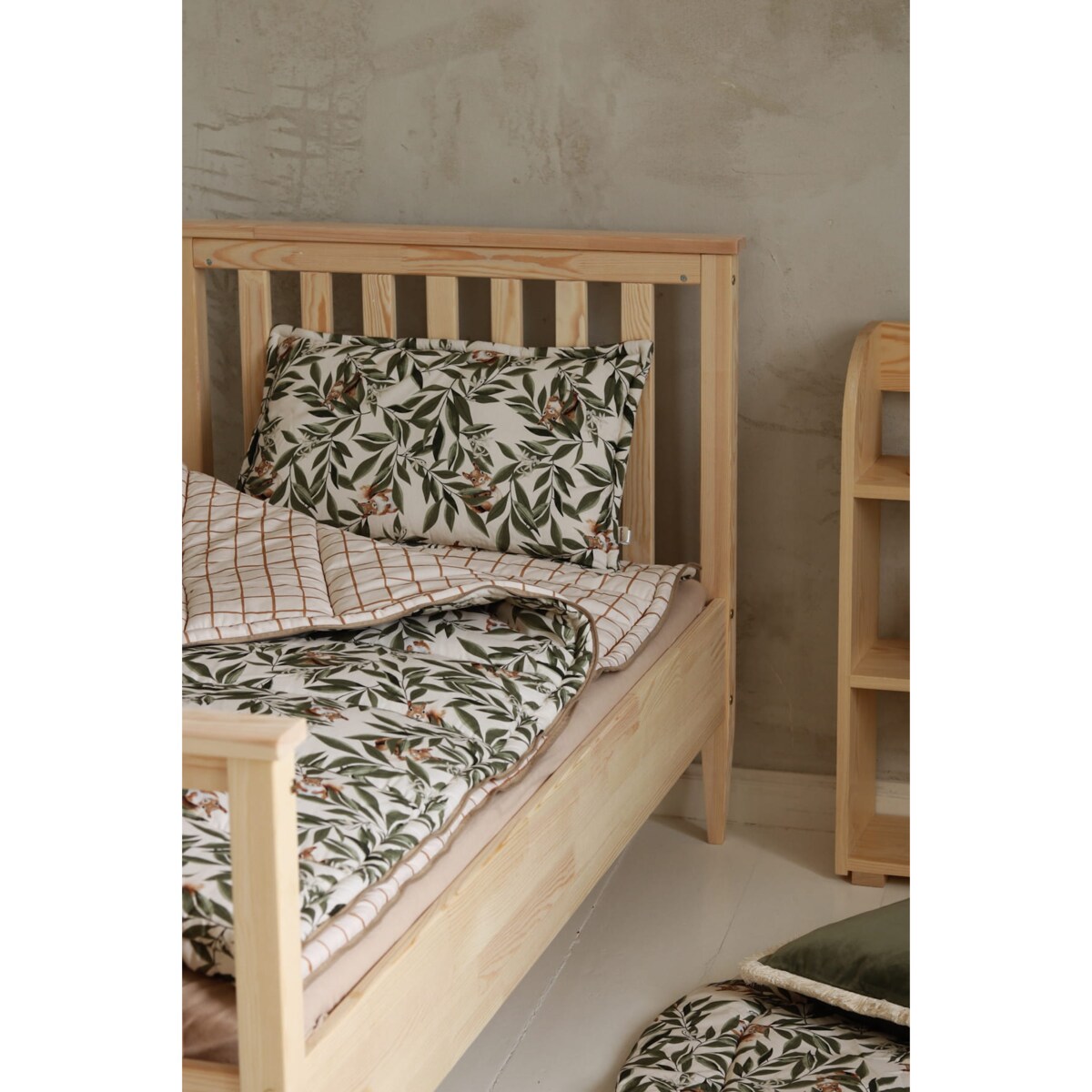 Śpiwór z poduszką woodland