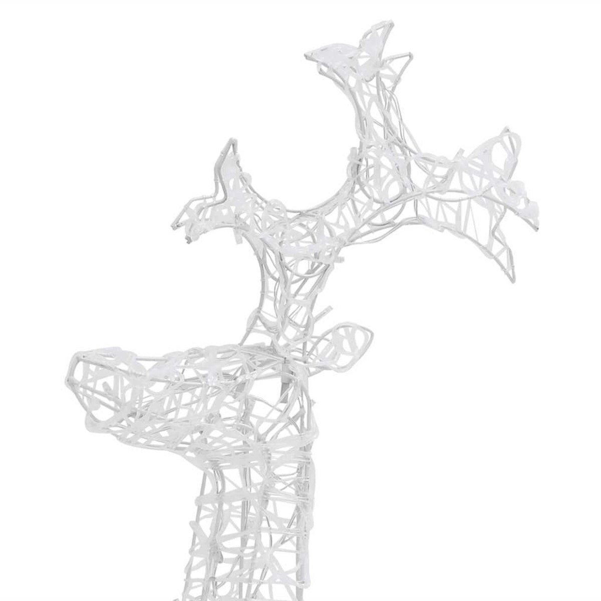 vidaXL Renifery ozdobne, 2 szt., 60x16x100 cm, akryl