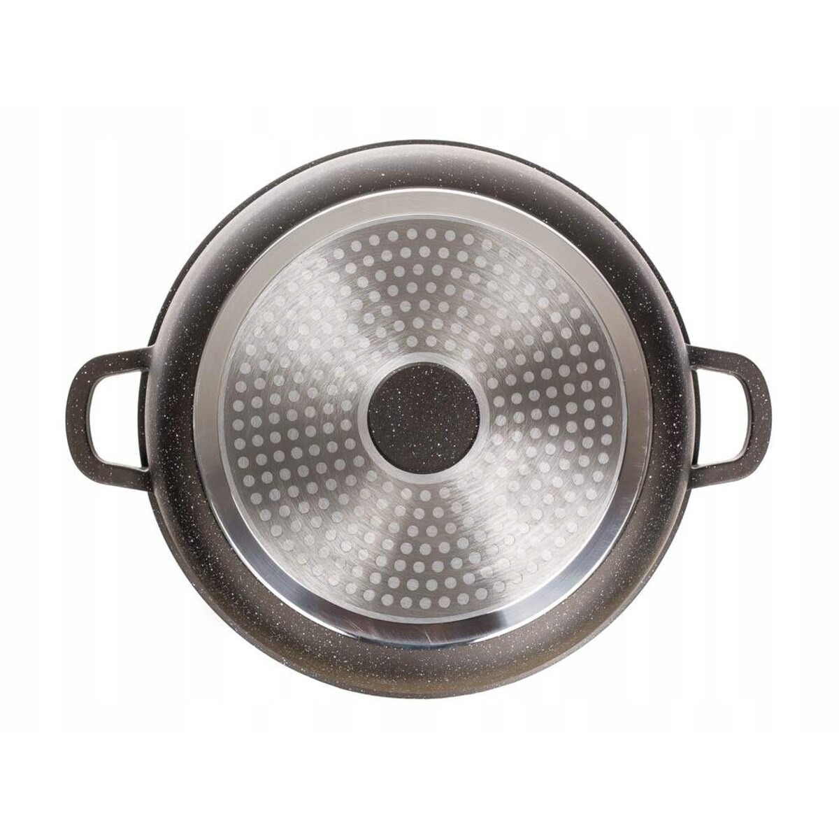 GARNEK tradycyjny 6,7 L banquet GRANITE BROWN z dozownikiem do przypraw