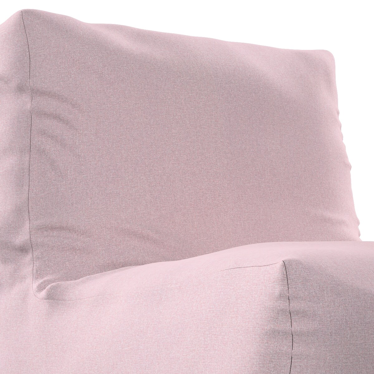 Pufa - fotel, pastelowy róż, 67 x 31 x 75 cm, Amsterdam