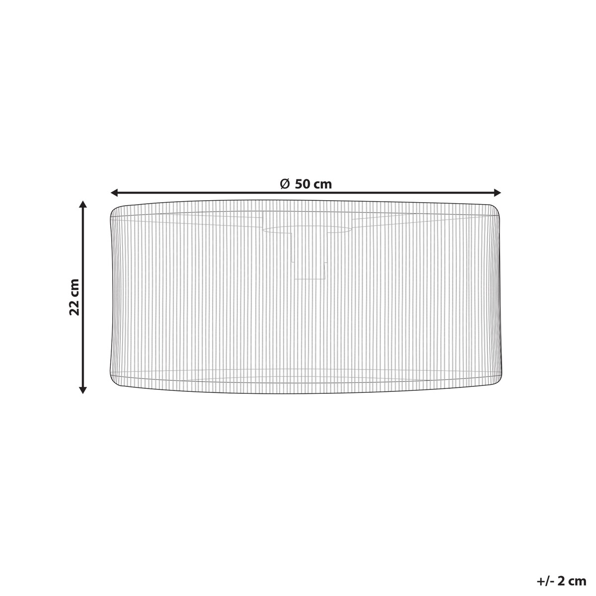 Lampa sufitowa SEWA Juta Naturalny