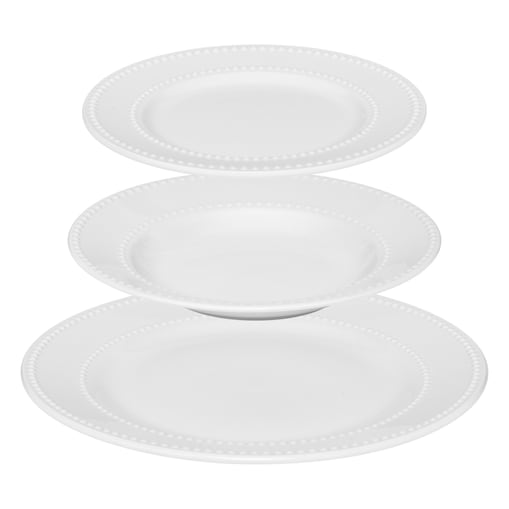 18-częściowy serwis obiadowy PEARL, porcelana