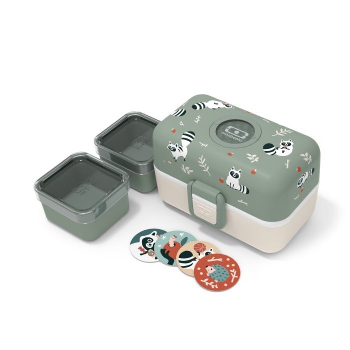 Lunchbox dziecięcy Racoon Tresor, 800 ml, Monbento