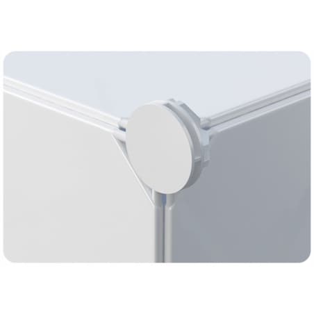 Modułowa szafa garderoba wieszak szafki xxl biała półki drążek na ubrania