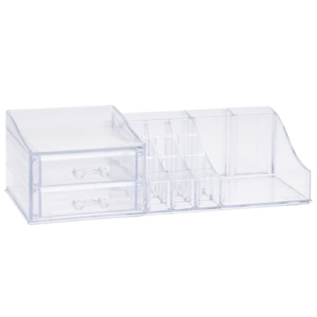 Organizer na kosmetyki przezroczysty, 30 x 13 x 9 cm