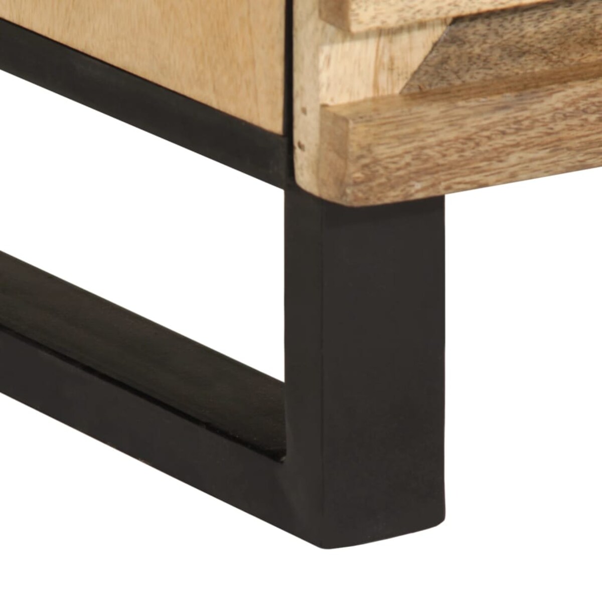 vidaXL Szafka nocna, 50x34x62 cm, surowe drewno mango