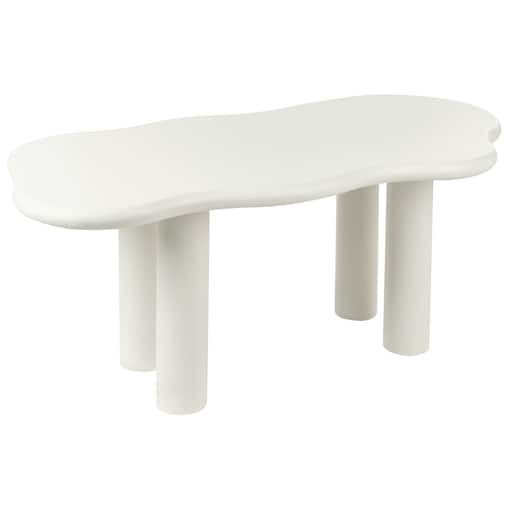 Stół do jadalni ONDLE Złamana biel 188 cm 94 cm