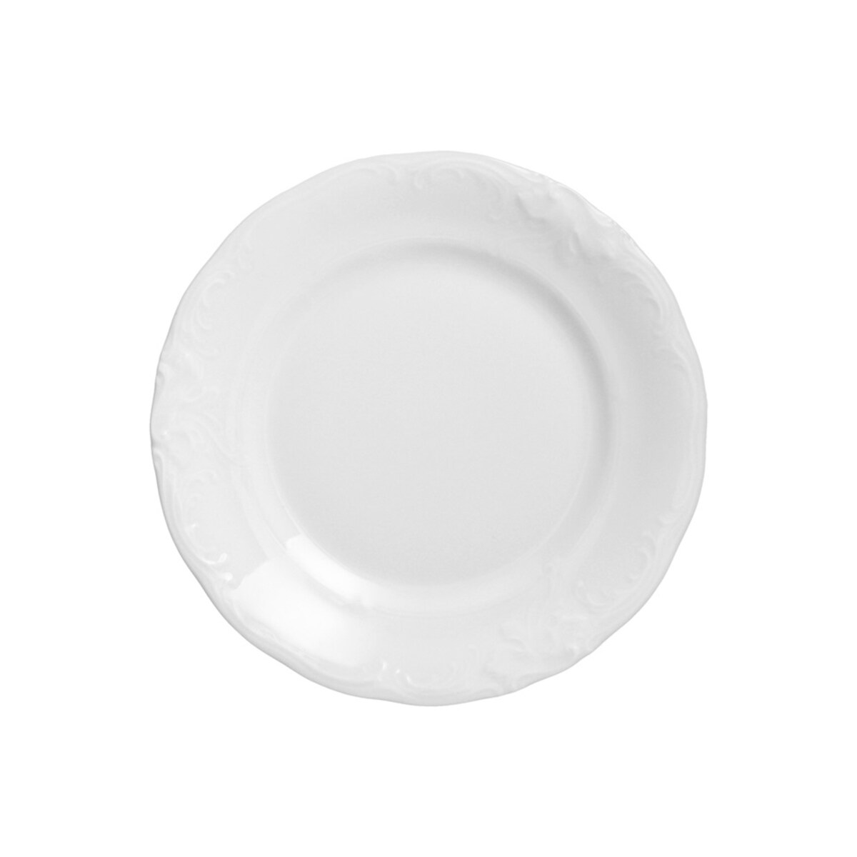 Talerz płytki 19 cm Fryderyka Biała C001