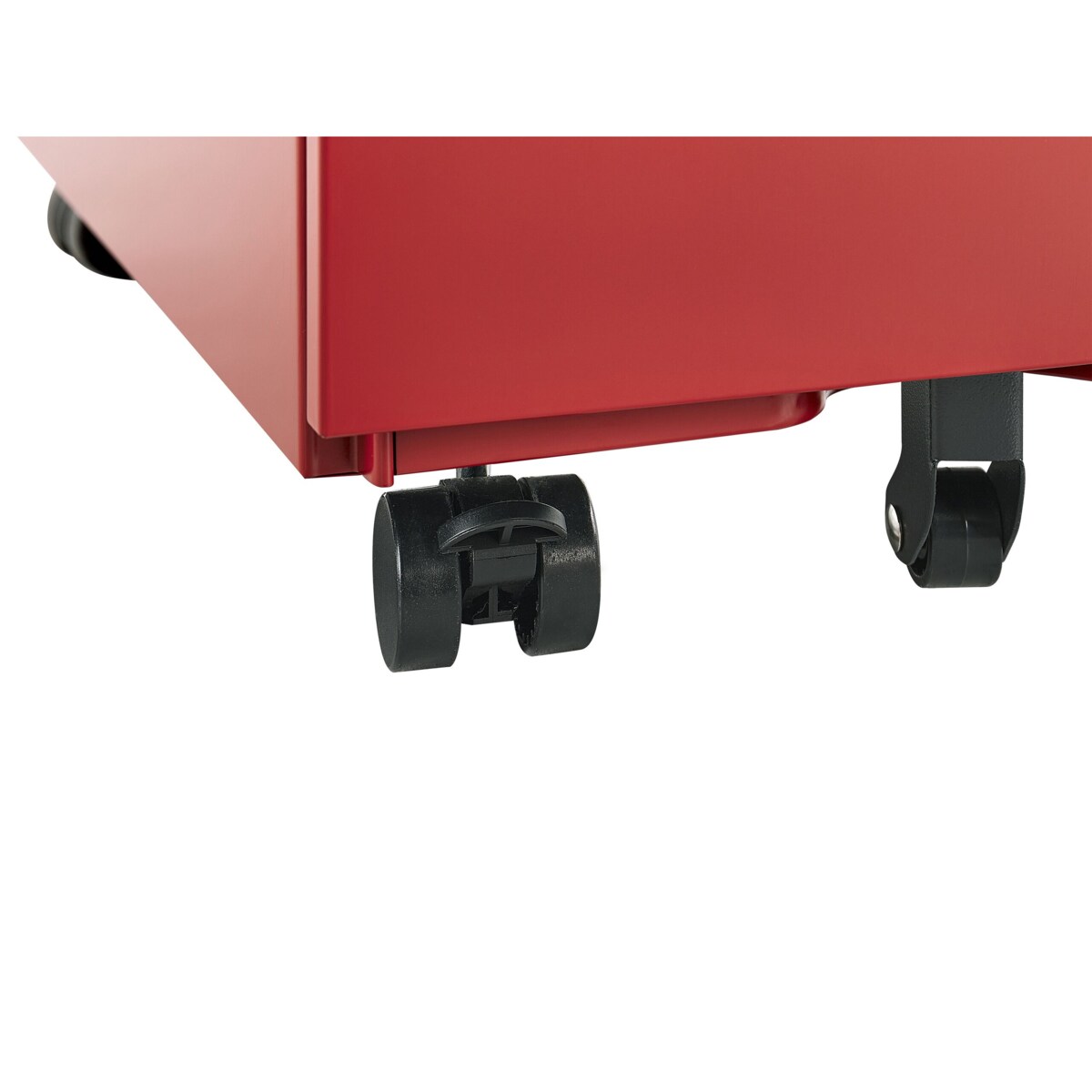 Szafka biurowa metalowa czerwona BOLSENA