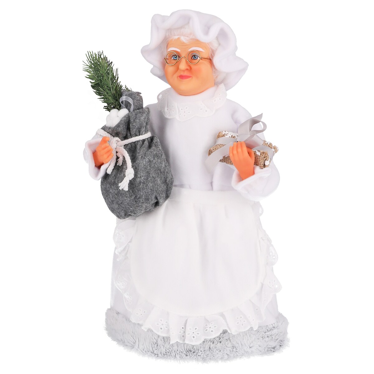 ŚWIĘTY MIKOŁAJ Pani Mikołajowa świąteczny FIGURKA skandynawski JUMI