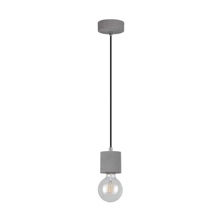 Lampa Wisząca SPOT 1xE27 Max.60W Szary Beton, Polski Producent, 1 szt.