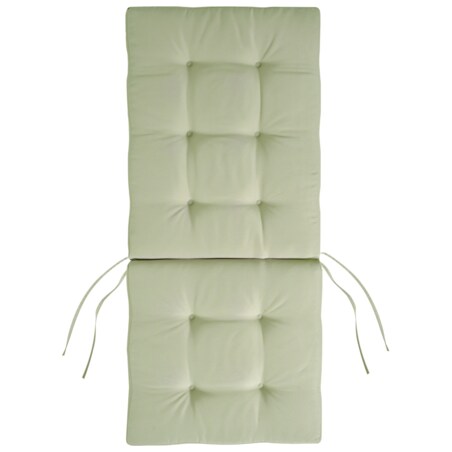 Zestaw 2 krzeseł ogrodowych z poduszkami MAUI PREMIUM Drewno akacjowe Jasnozielony