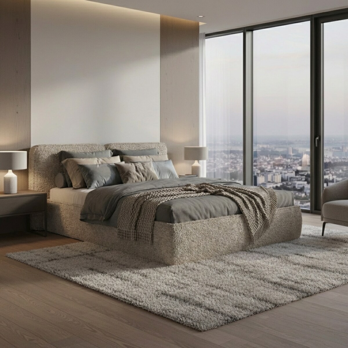 Łóżko Tapicerowane Elite 120X200 Stelaż Pojemnik Na Pościel Loop 03