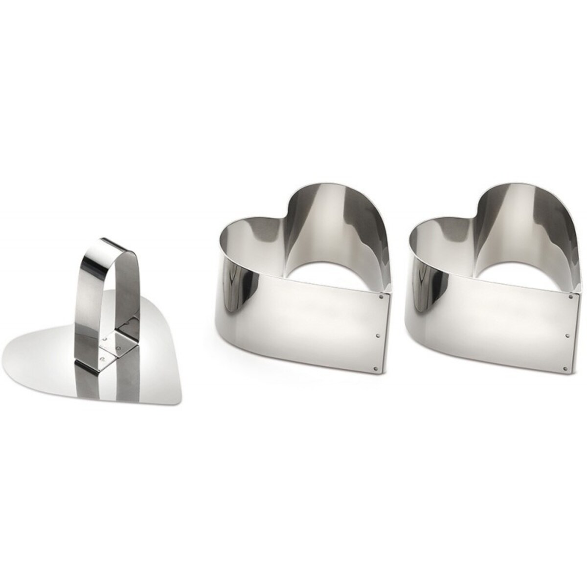 2 FORMY DO CIASTA SERCA Z WYCISKACZEM