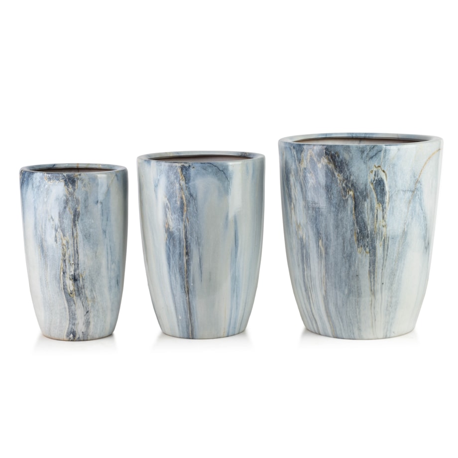 Komplet 3 osłonek ceramicznych NEVA MARBLE