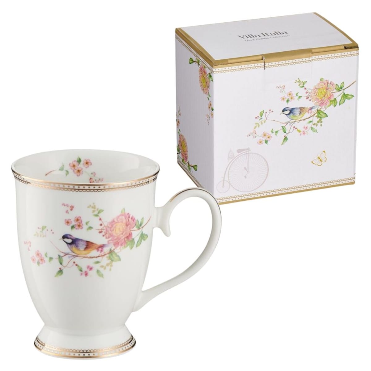 VILLA ITALIA Kubek porcelanowy 300 ml BEL FIORE