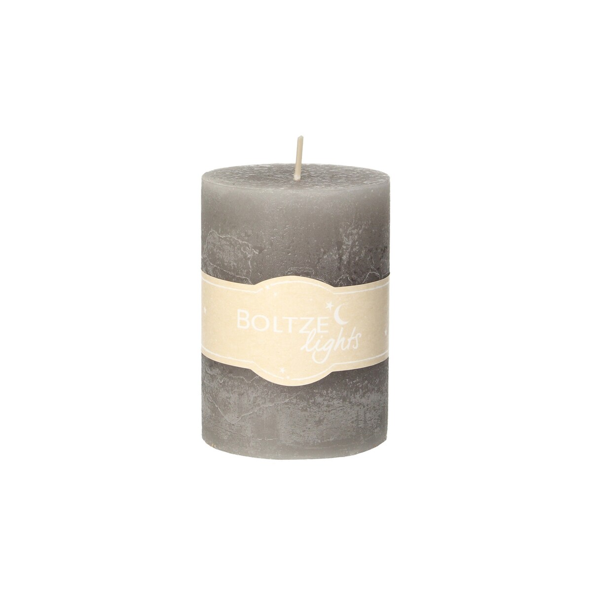 Świeca Lea 10cm light beige, 7 x 10 cm