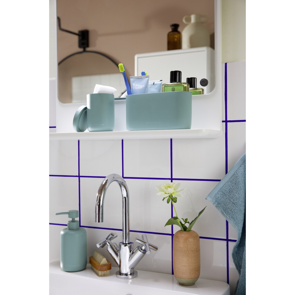 Okrągły organizer z pokrywką TOM TAILOR