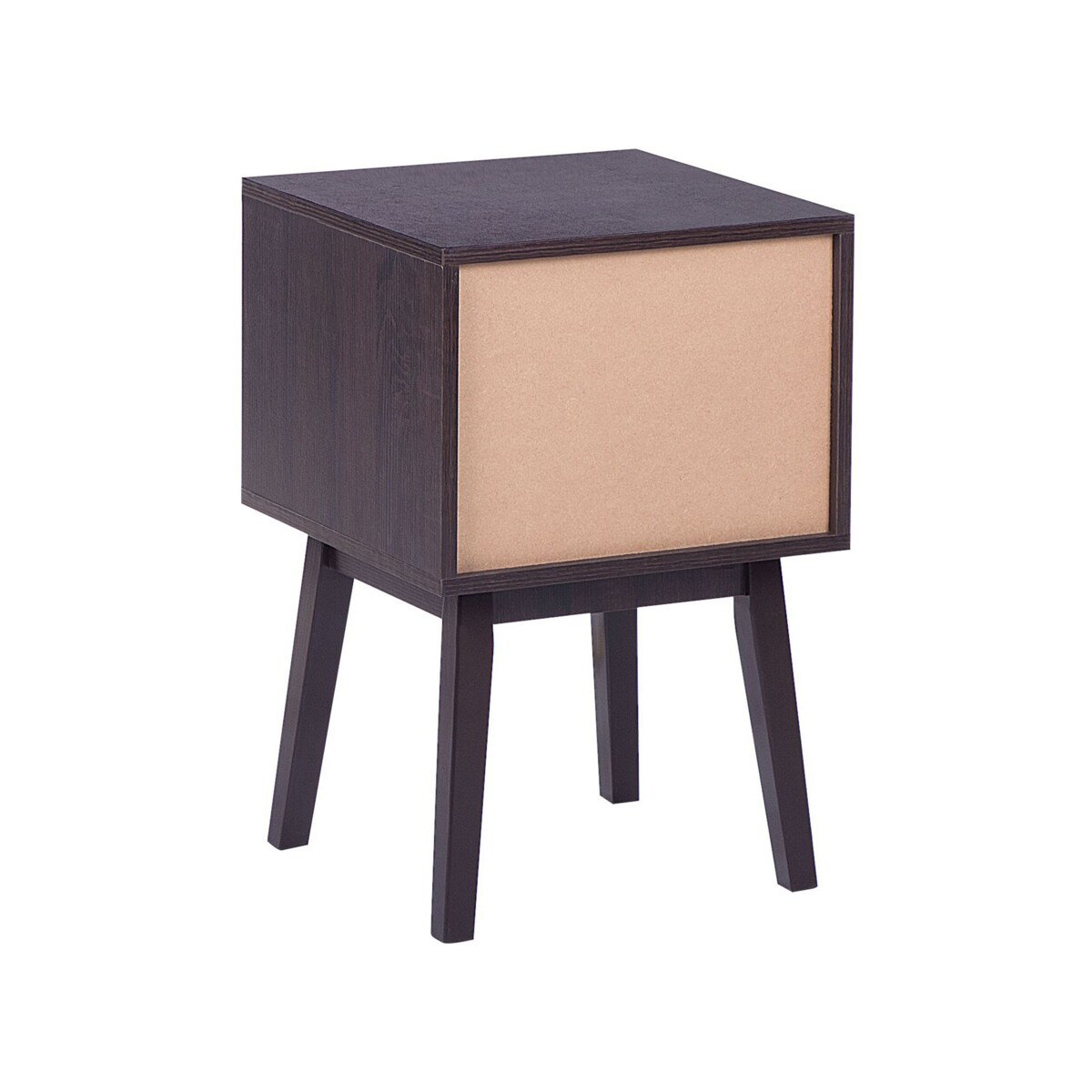 Szafka nocna ciemne drewno RODES