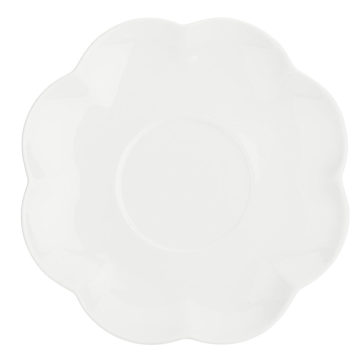 Zestaw 4 filiżanek ze spodkiem Villadeifiori - Biały, 450 ml