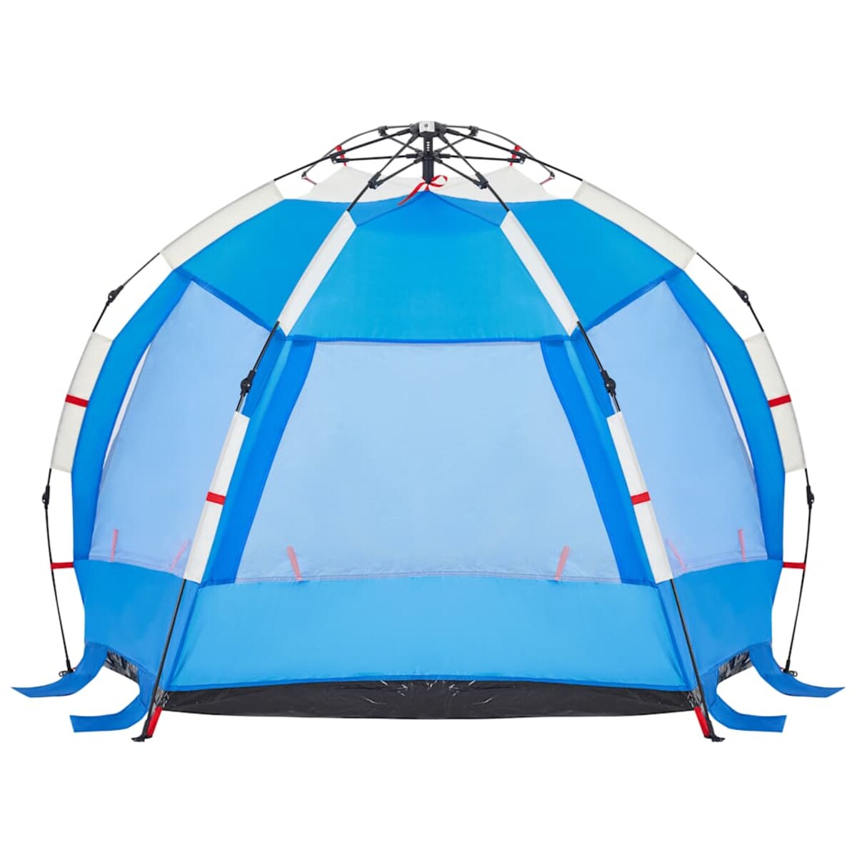 vidaXL Namiot plażowy, 2-os., niebieski, wodoszczelny