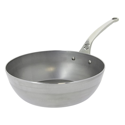 Patelnia Głęboka Stalowa 28 cm De Buyer mineral B Pro