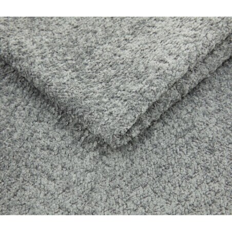 Narożnik MONO z funkcją spania i ozdobnymi poduszkami lewy, szary