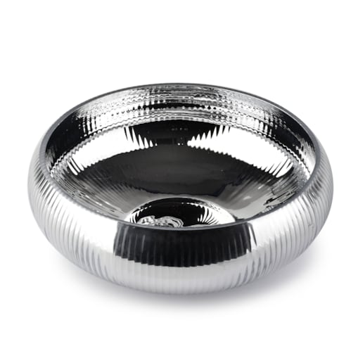 SERENITE SILVER Misa dekoracyjna śr.29xH:10cm