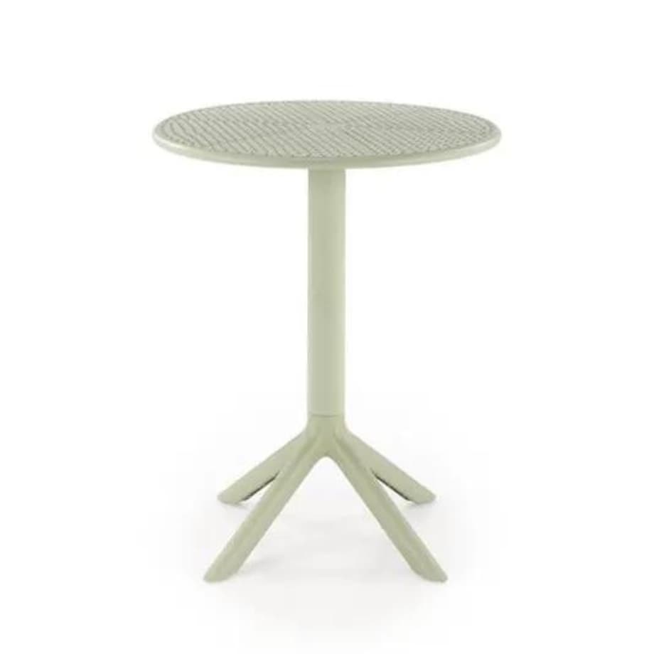 Stolik ogrodowy CALVO 60x60 miętowy z tworzywa PVC