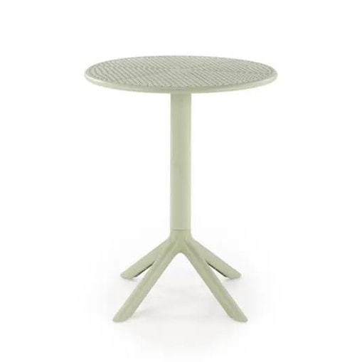 Stolik ogrodowy CALVO 60x60 miętowy z tworzywa PVC