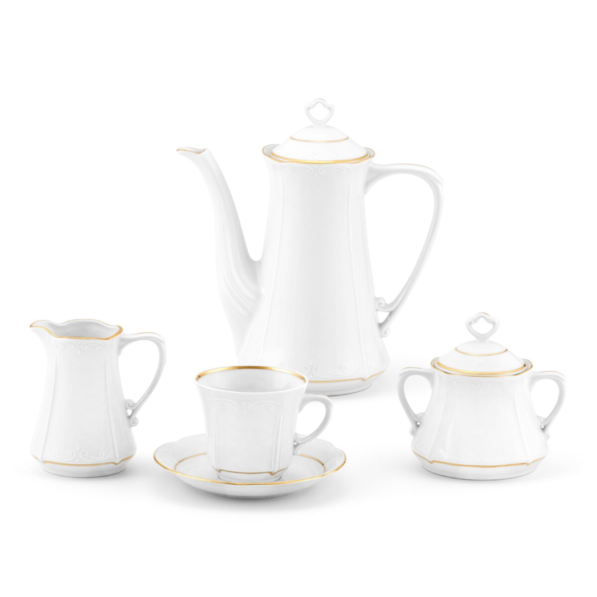 Imbryk 1200 ml Kamelia Złota Linia B014