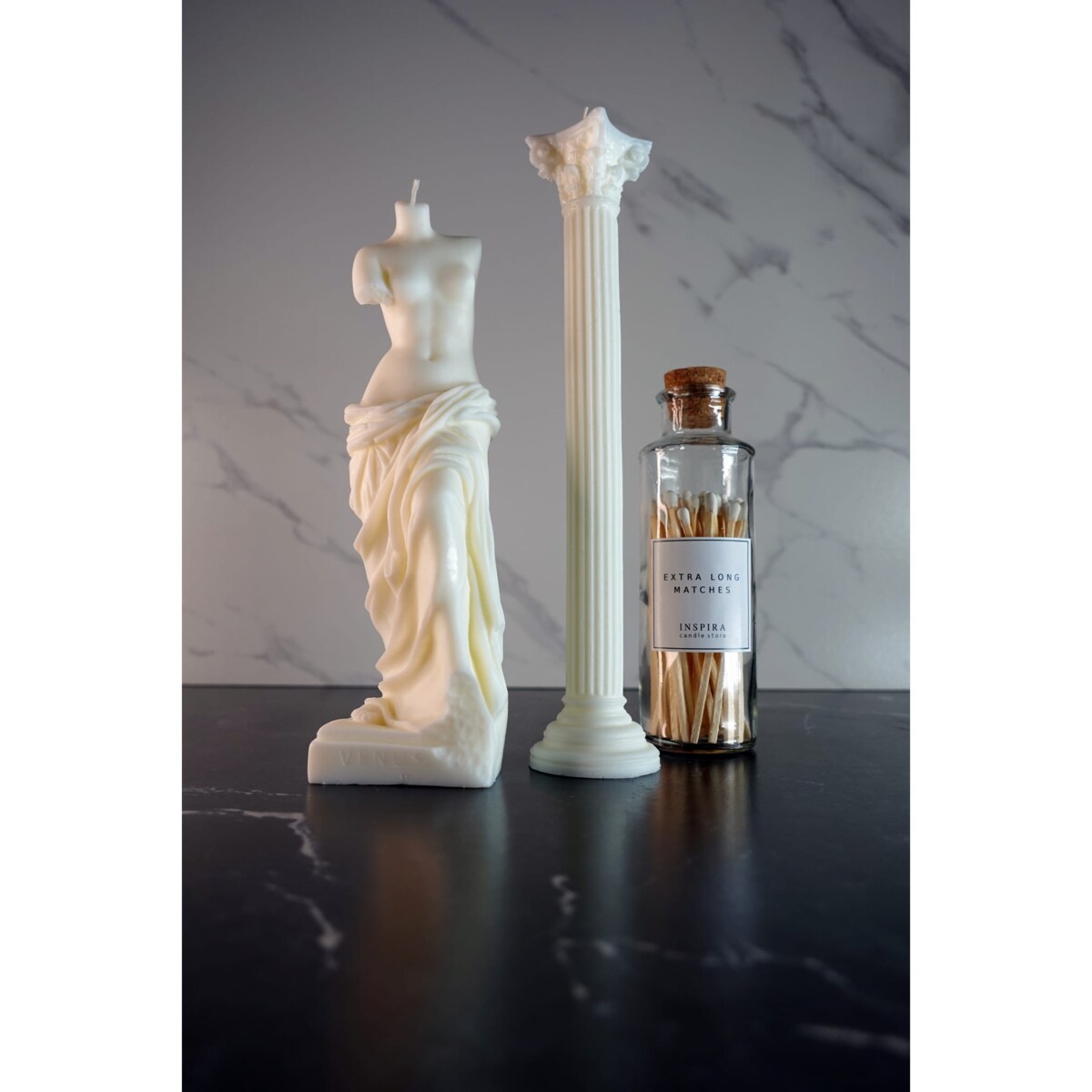 Świeca sojowa bogini Venus, 210 g, INSPIRA